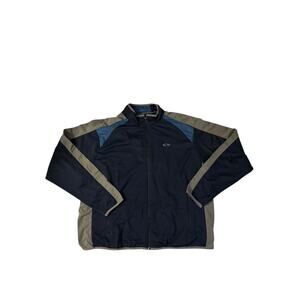 Champion Men's Jacket Blue & Gray Lined w/ Zipper Front Size XXL